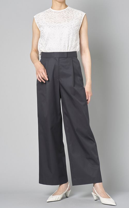 コットンギャバワイドパンツ