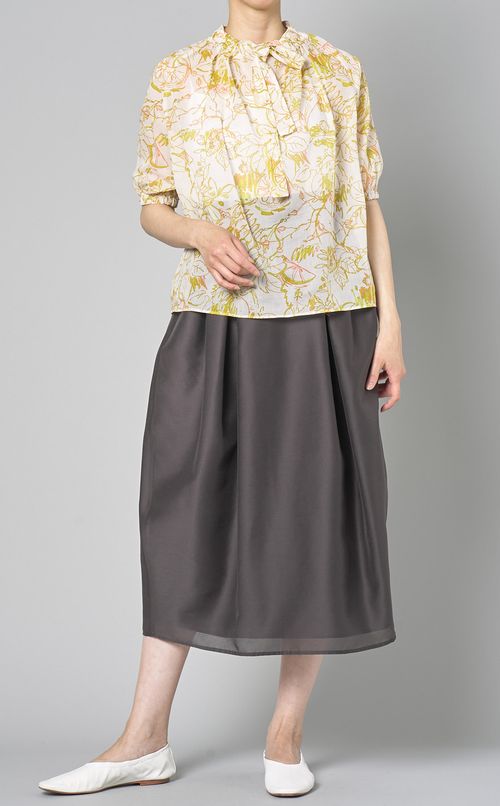 シャイニーシアーコクーンスカート