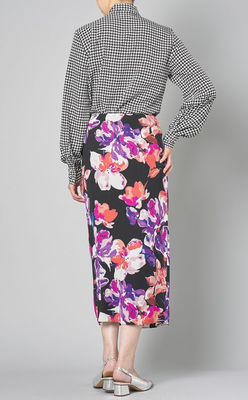 フラワープリントペンシルスカート