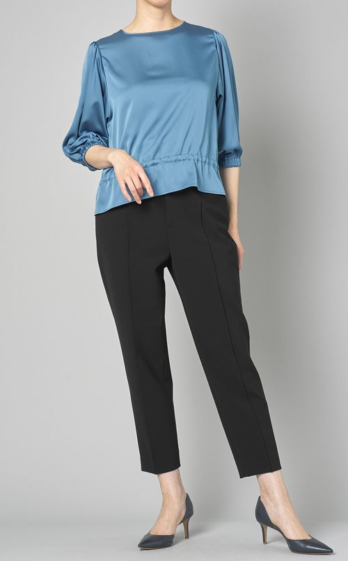 マットサテンガウンブラウス