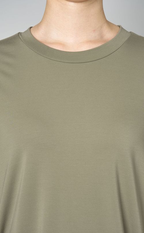 パフスリーブギャザーワンピース