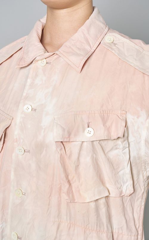 カモフラージュフラップポケットシャツブルゾン