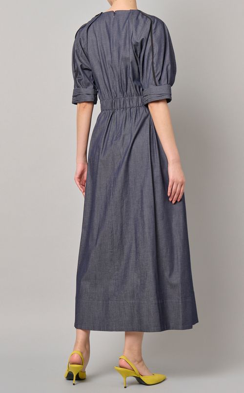 サイドベルトパイピングワンピース