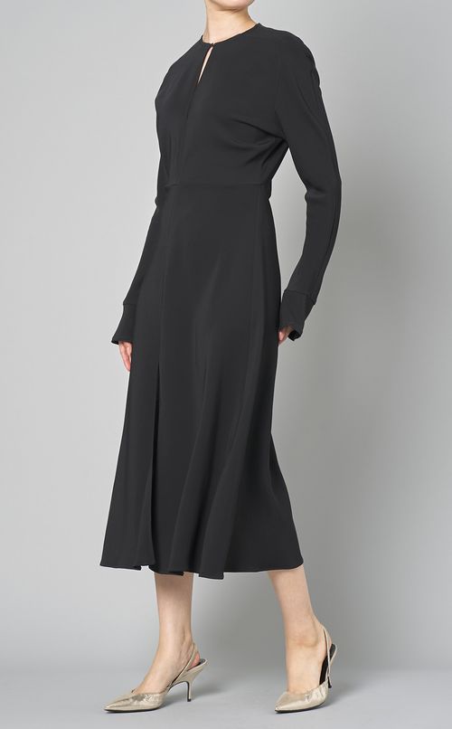 ドルマンスリーブスリットワンピース