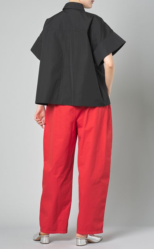 コットンボクシーショートスリーブシャツ