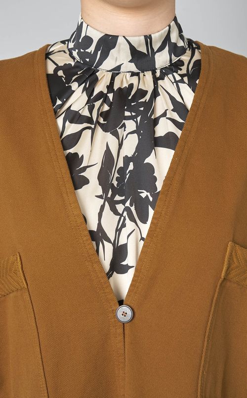 フロントポケットオーバーサイズジャケット