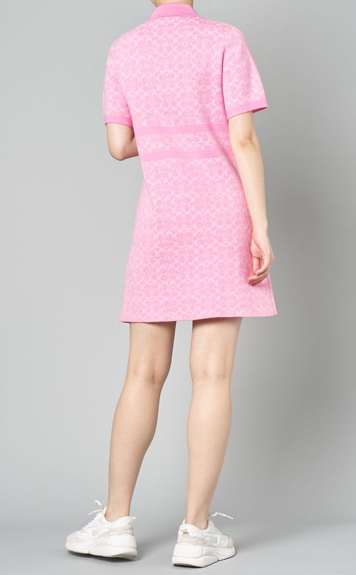 ロゴジャガードポロニットワンピース