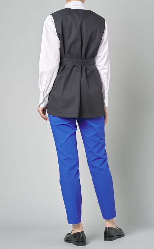 コットンギャバフレアジレ