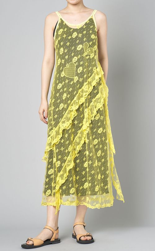 ラッフルレースキャミソールワンピース