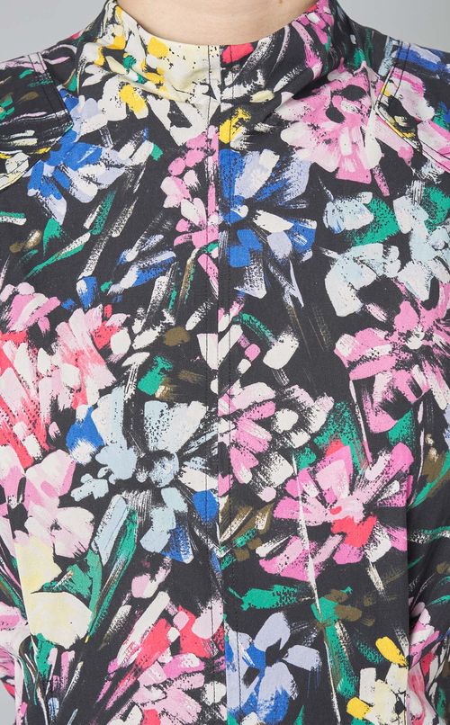 ファイヤーワークプリントワンピース