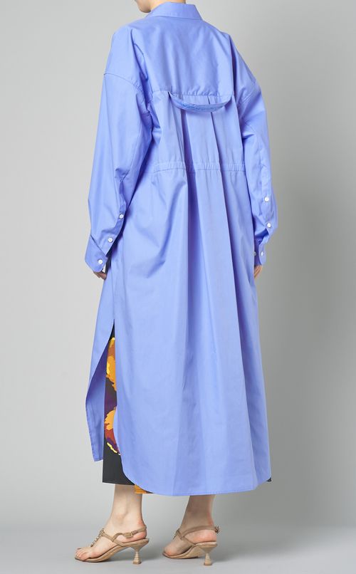 ドローストリングシャツコート