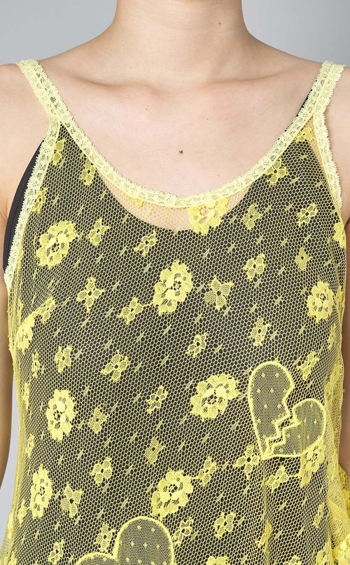 ラッフルレースキャミソールワンピース