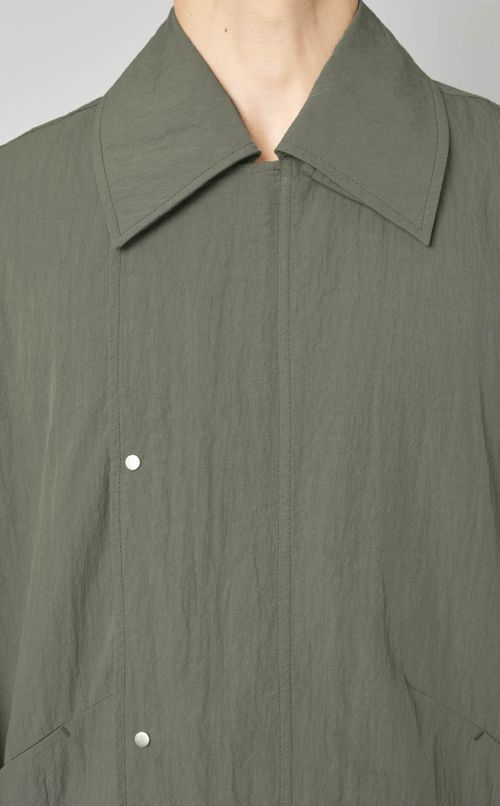 コットンナイロンショートブルゾン