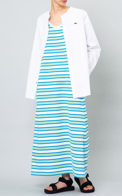 ボーダータイトロングワンピース