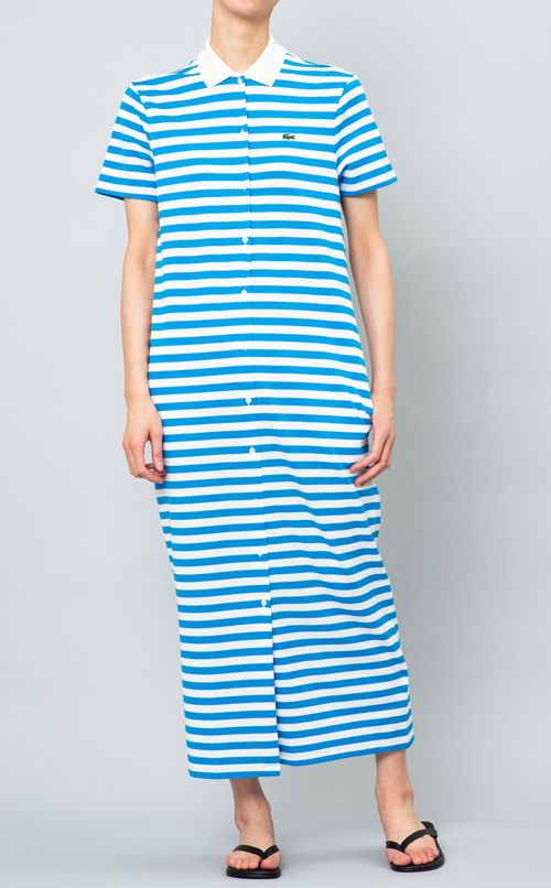 ボーダーポロワンピース
