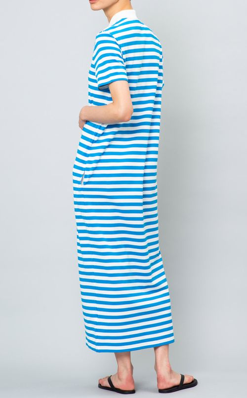 ボーダーポロワンピース