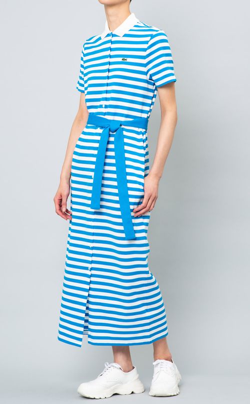ボーダーポロワンピース