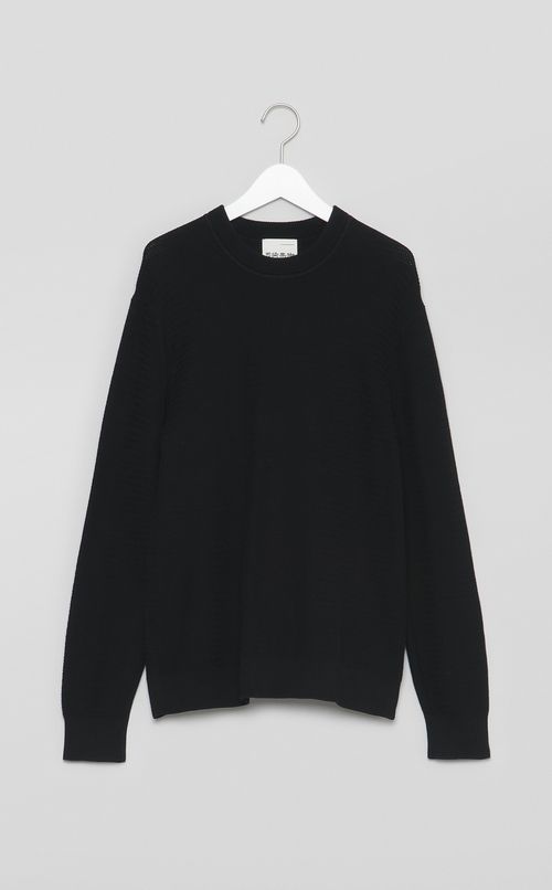 【reADdress】コットンクルーネックニットプルオーバー