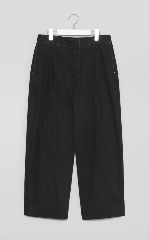 【reADdress】ツイルワンプリーツワイドパンツ