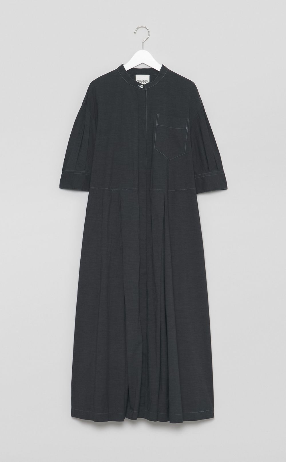 【reADdress】ストレッチブロードシャツワンピース