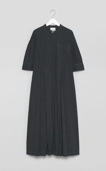 【reADdress】ストレッチブロードシャツワンピース