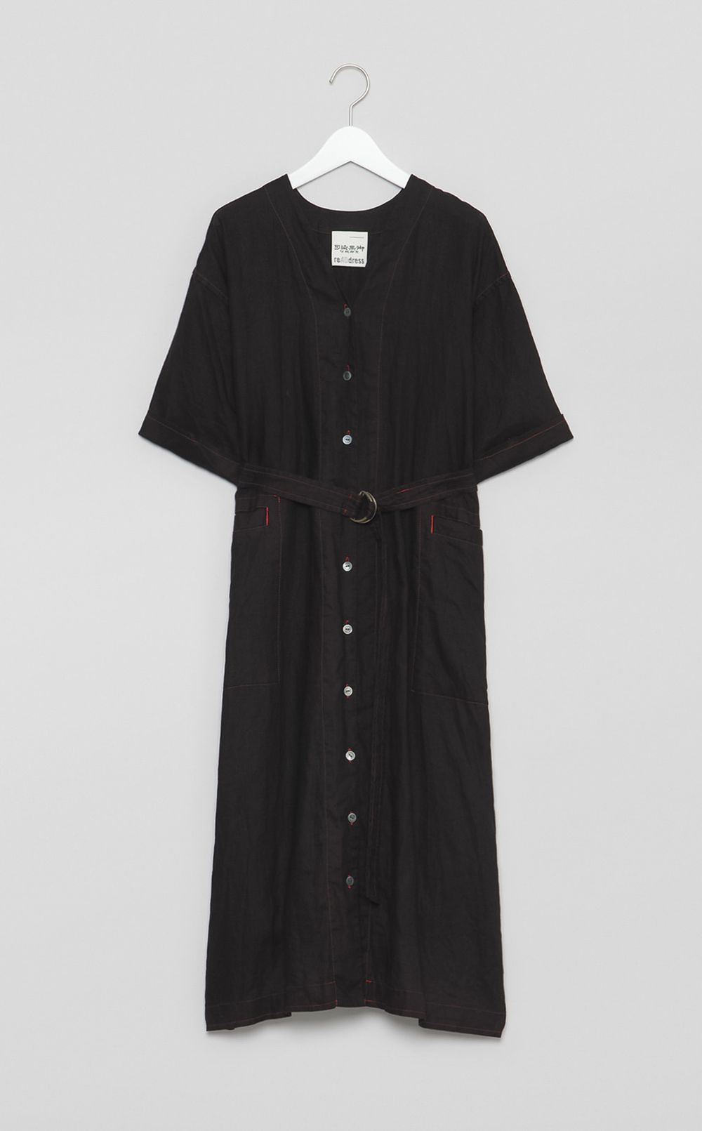 【reADdress】リネンAラインワンピース