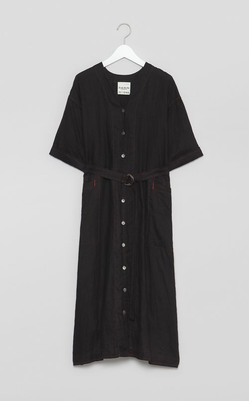 【reADdress】リネンAラインワンピース