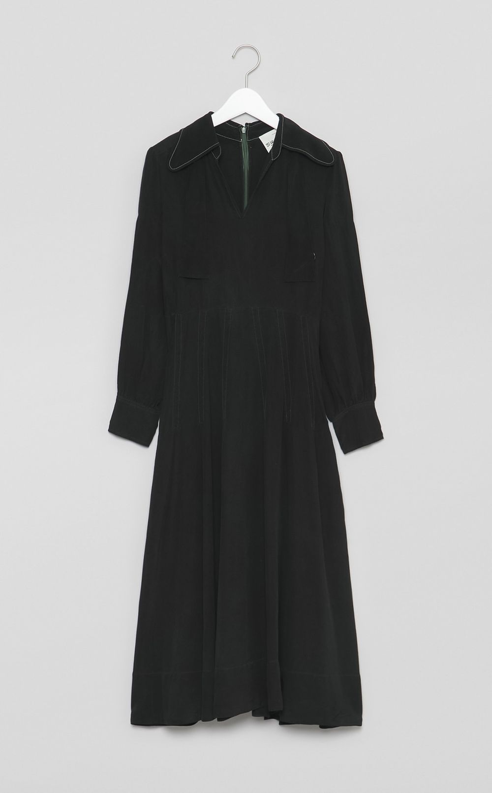 【reADdress】スキッパーロングワンピース