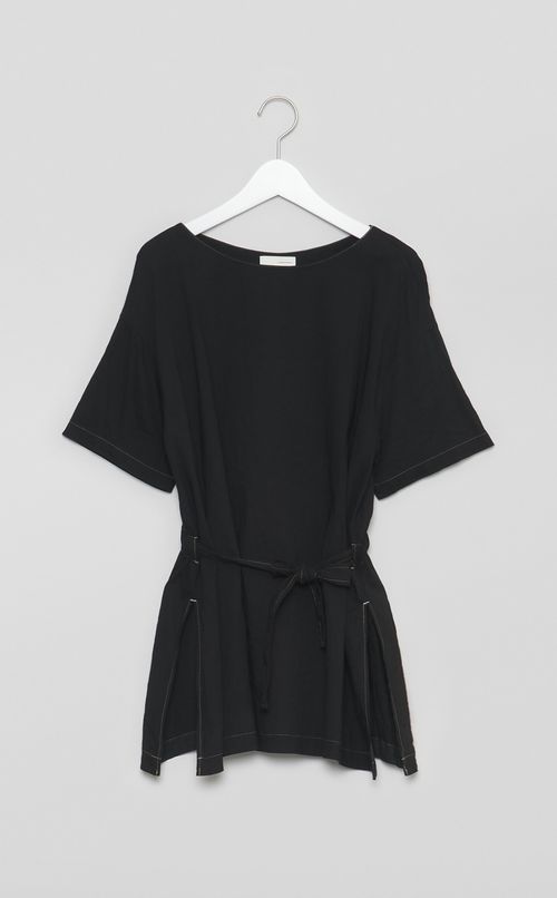 【reADdress】サイドスリットフレアブラウス