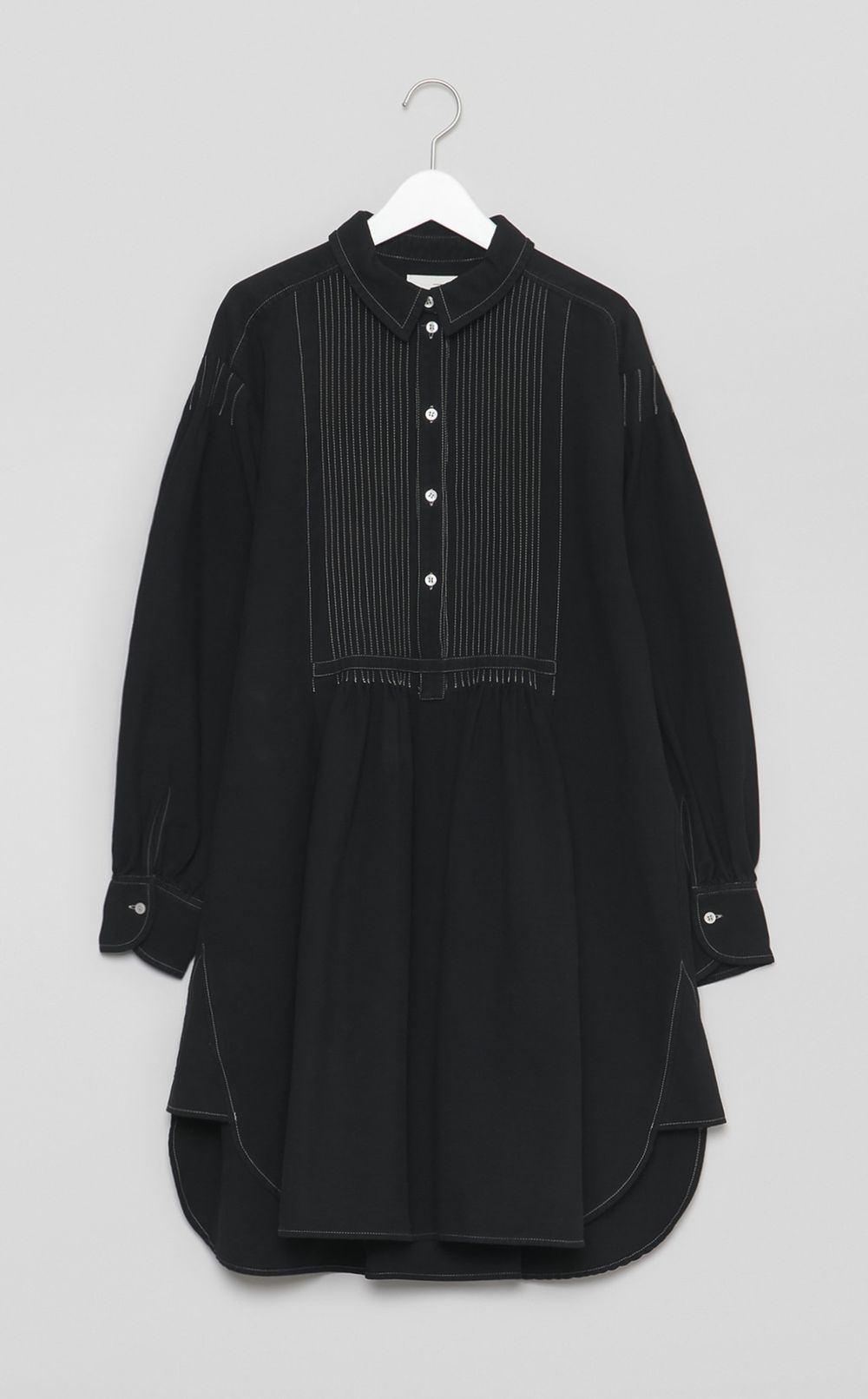 【reADdress】フロントヨークスモッグミニワンピース