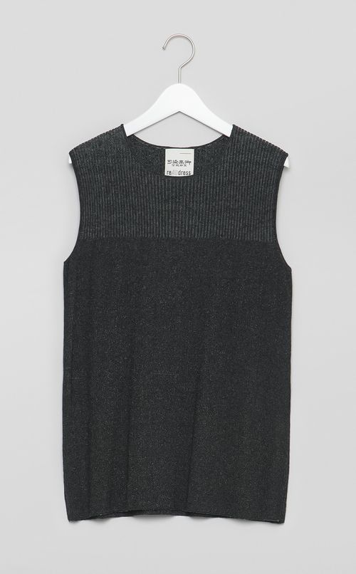 【reADdress】ノースリーブニットプルオーバー