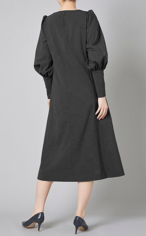 レースコンビスリーブワンピース