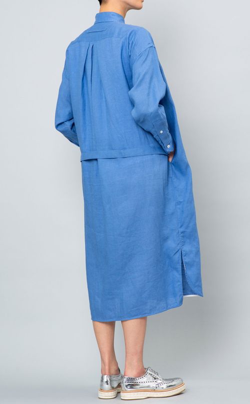 ダブルポケットシャツワンピース