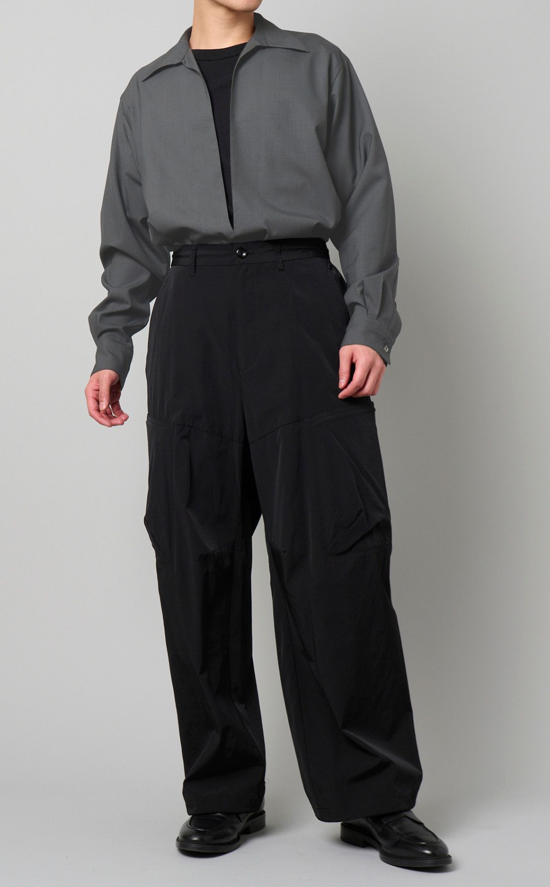 MARKAWARE｜サマーウールプルオーバーシャツ