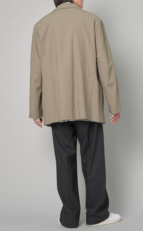 ウールトロミニマルジャケット