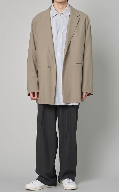 ウールトロミニマルジャケット