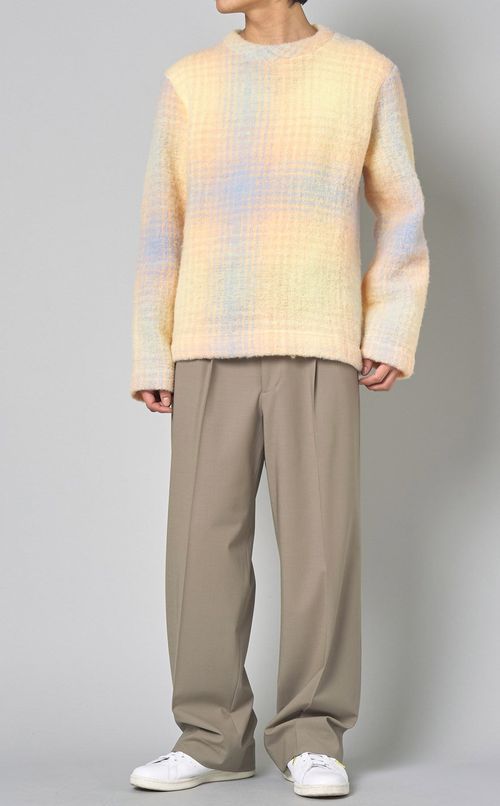 ウールトロ1タックパンツ