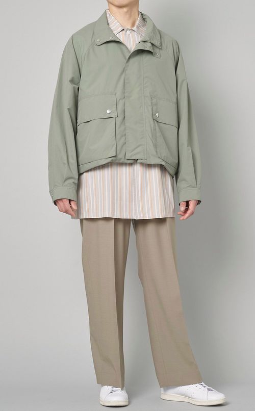 ウールトロ1タックパンツ