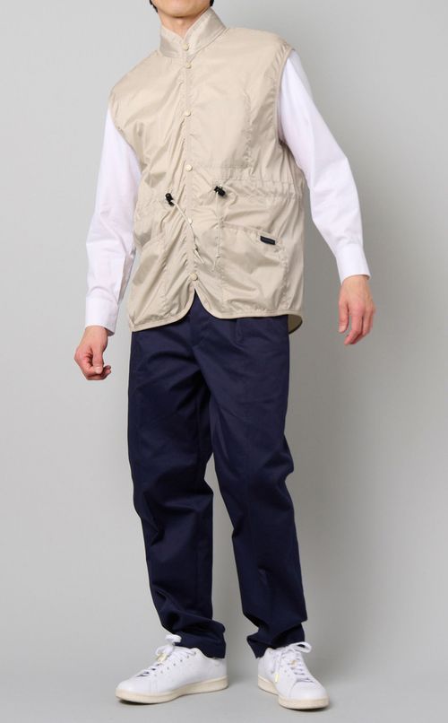 ギャザーウエストナイロンベスト