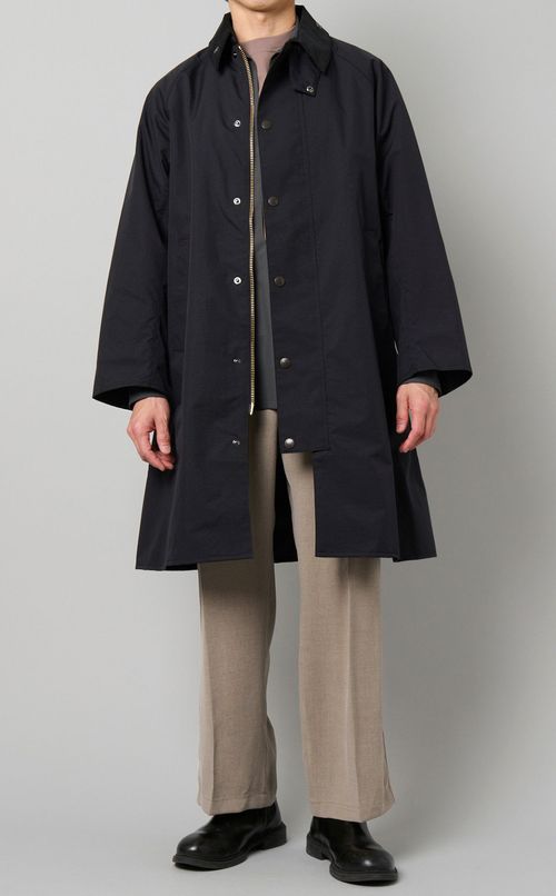 サイドベルトワイドトラウザーズ