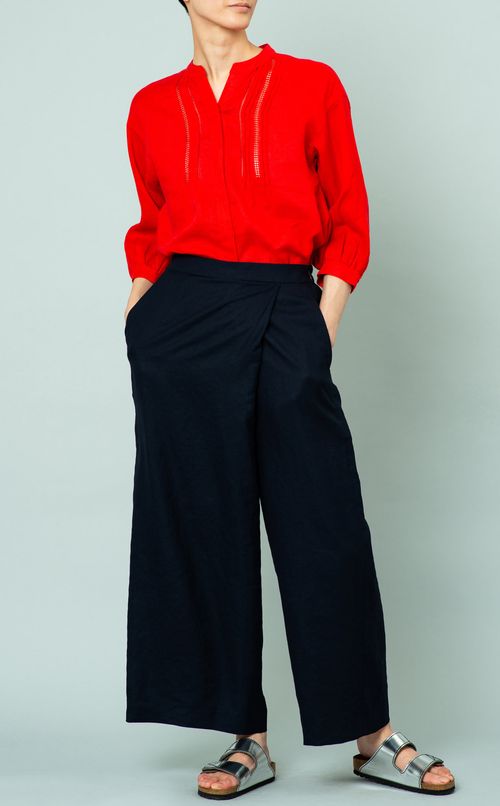 リネンスキッパーブラウス