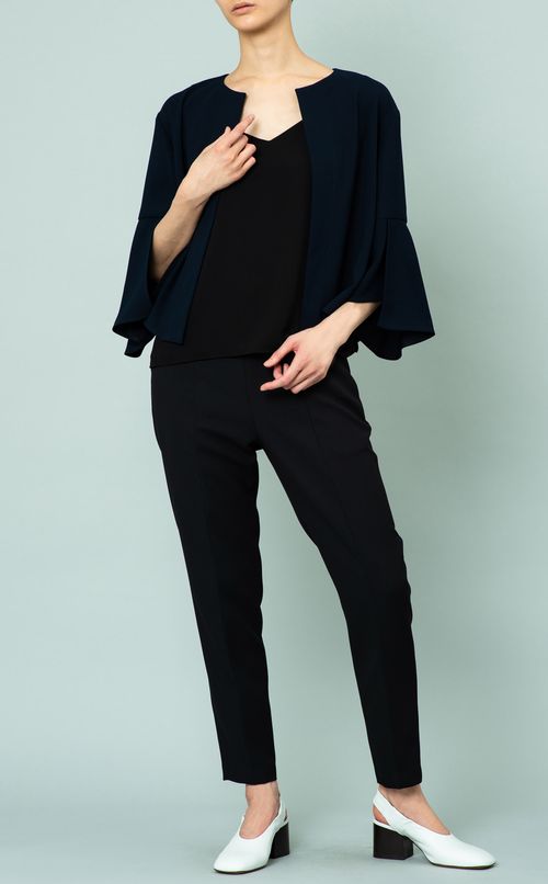 ジョーゼットノーカラージャケット