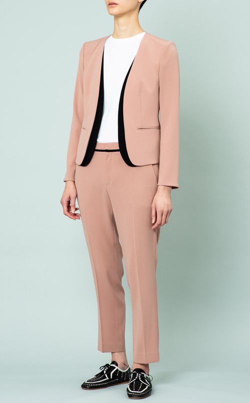 テーパードクロップドパンツ