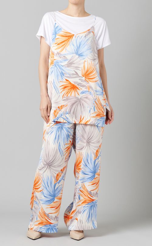 ボタニカルプリントキャミソール