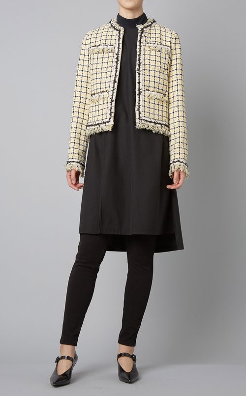 リラックススリットロングカットソー