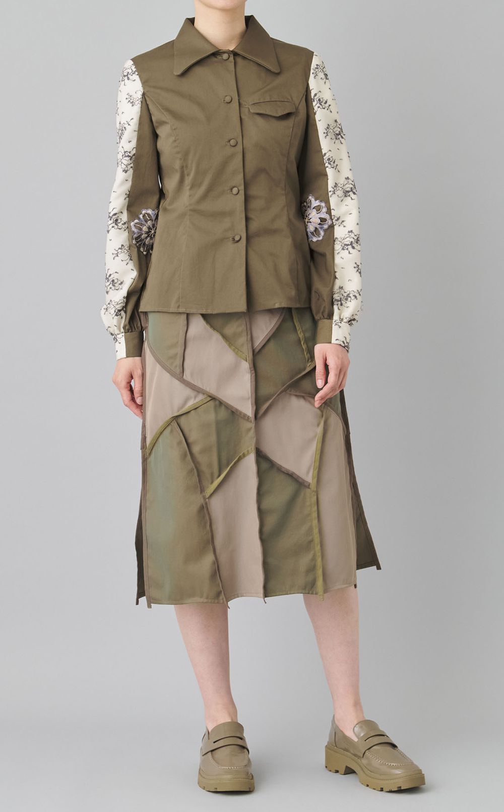 【roop】レーススリーブブラウス