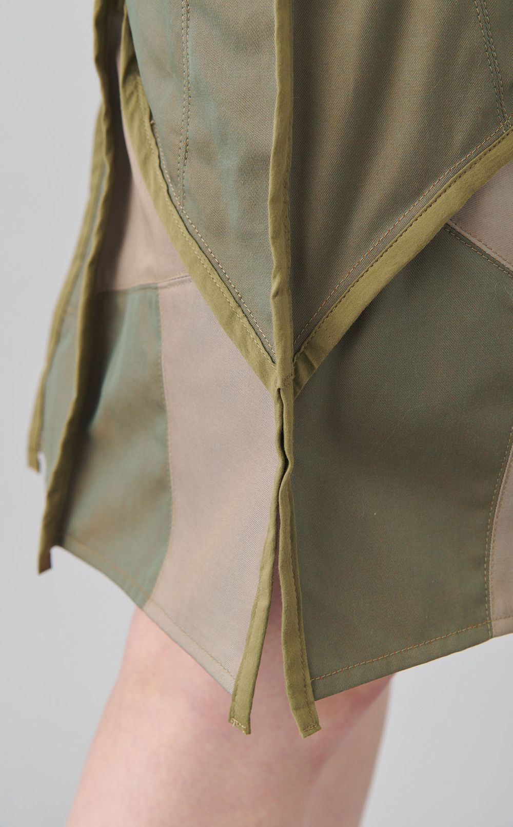 【roop】パッチワークスカート・フラワー