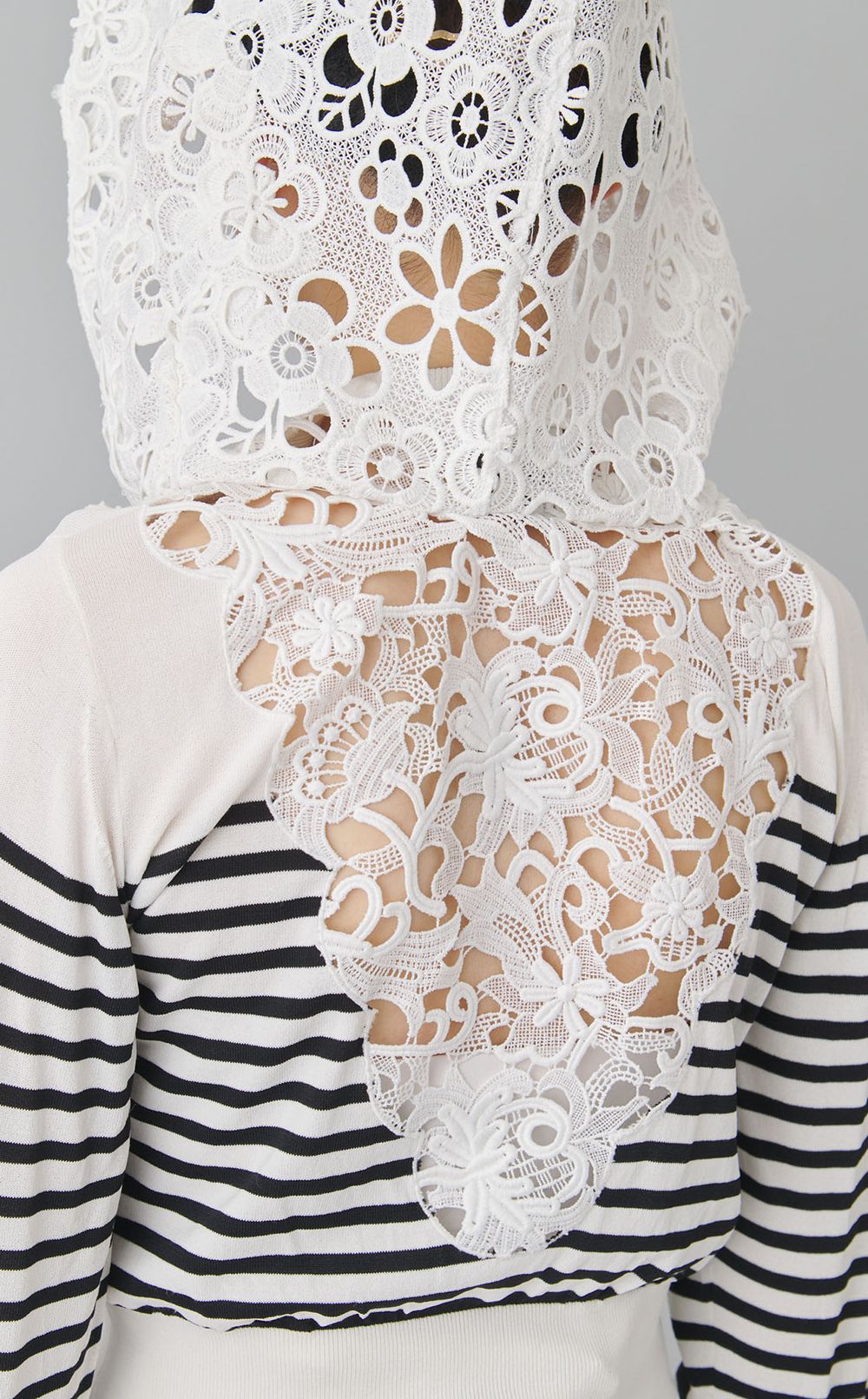 【roop】lace Hoodie