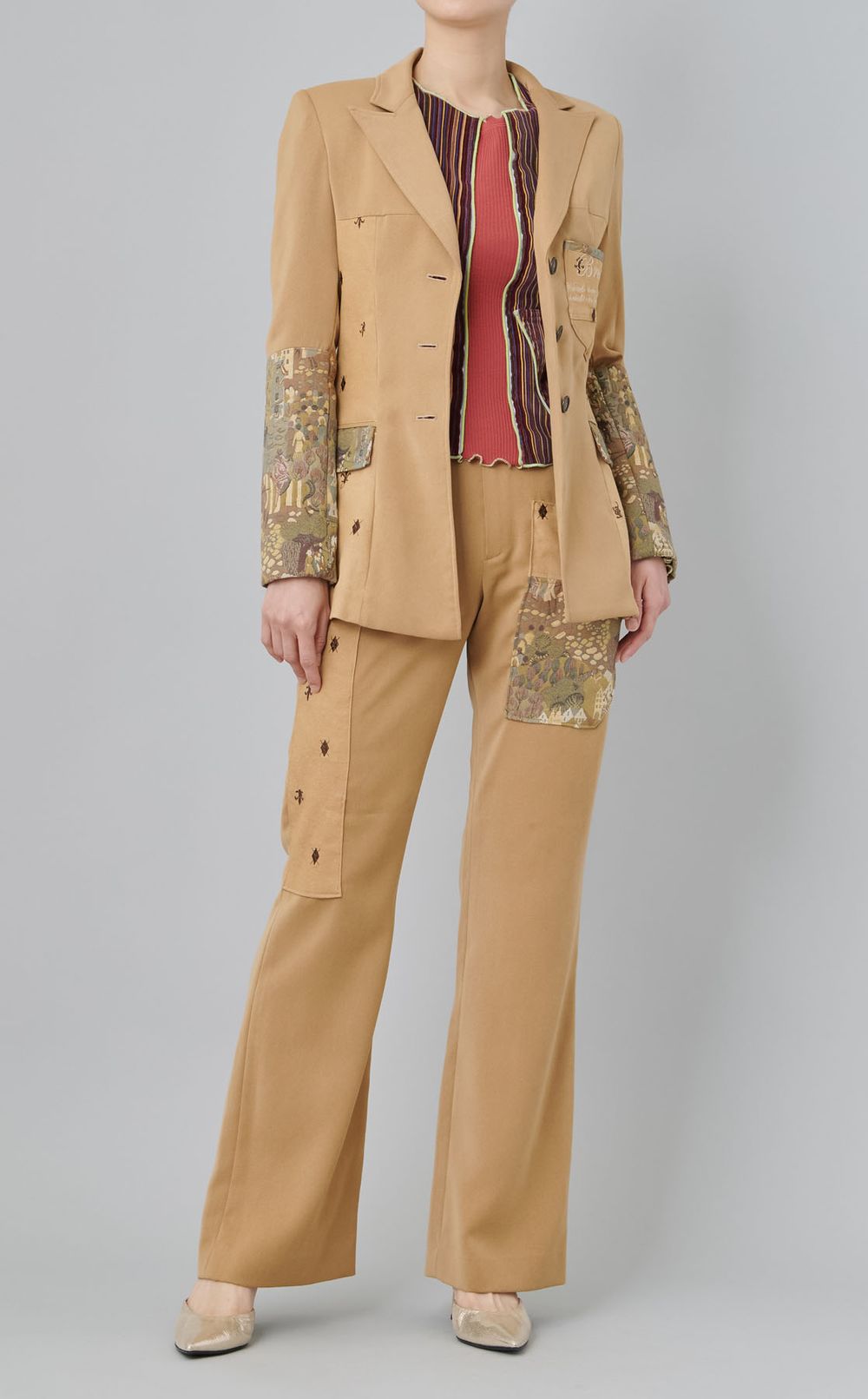 【roop】ジャガードミックスジャケット