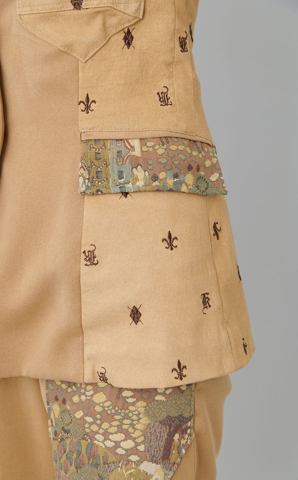 【roop】ジャガードミックスジャケット